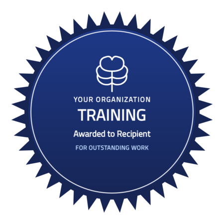 Training-gear-edge-r3 badge template — Navy