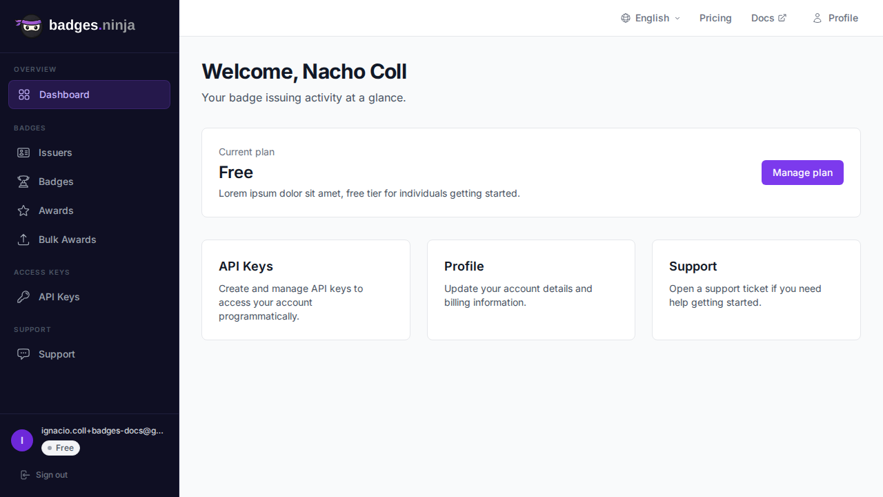 Visió general del panell